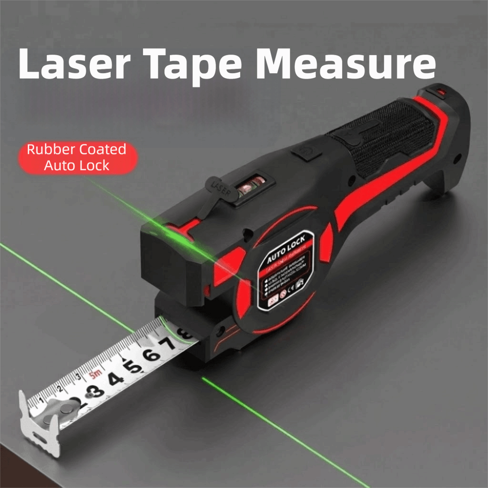 Industrial Laser Cleaning - 3-in-1 Laser Tape Measure Retractable Rechargeable