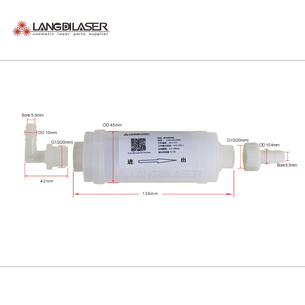 Industrial Laser Hair Removal - Diode Laser Water Filter System For