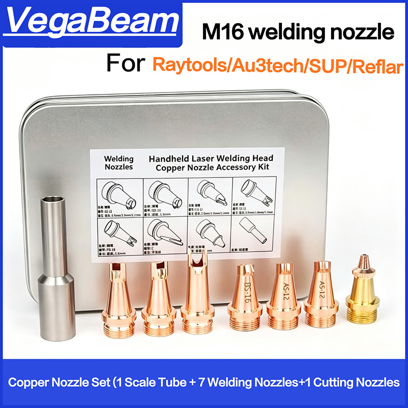 Industrial Laser Blaster - VegaBeam Laser Welding Nozzle Box for