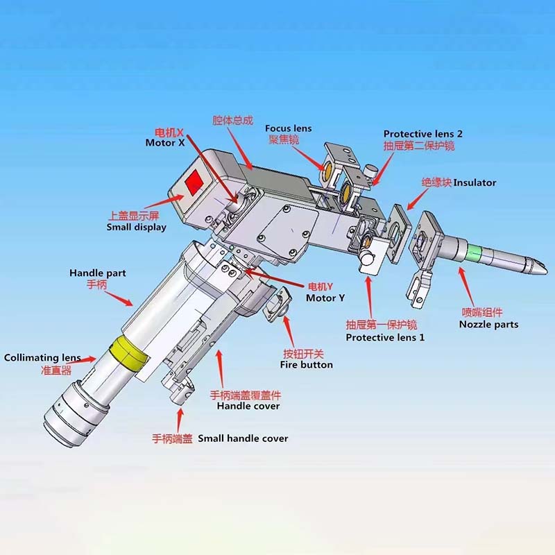 QILIN BWT20 Laser Welding Head - огляд і ціна Industrial Laser Blaster