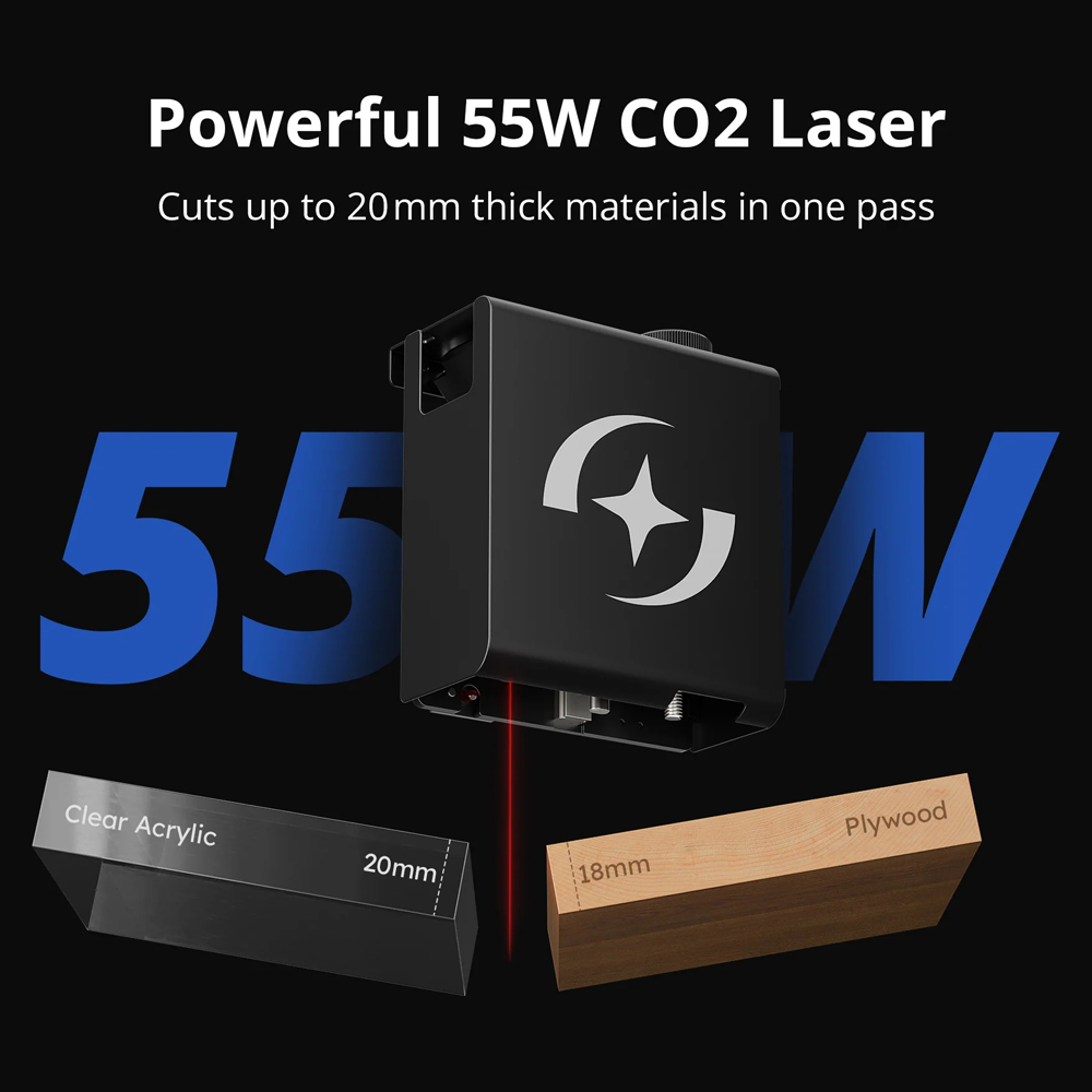Atomstack K60 Co2 Laser Cuttin - огляд і ціна Laser Engraving Software