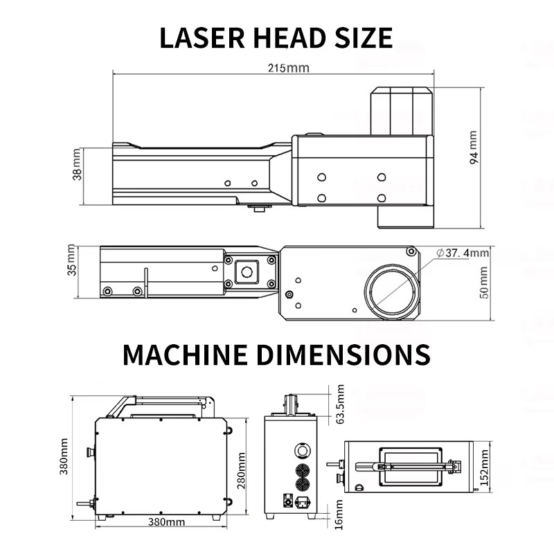 Backpack Portable Type Handhel - огляд і ціна Industrial Laser Rust Removal Machine