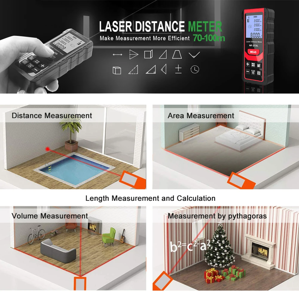 Noyafa NF-271 Laser Distance M - огляд і ціна Industrial Laser Training