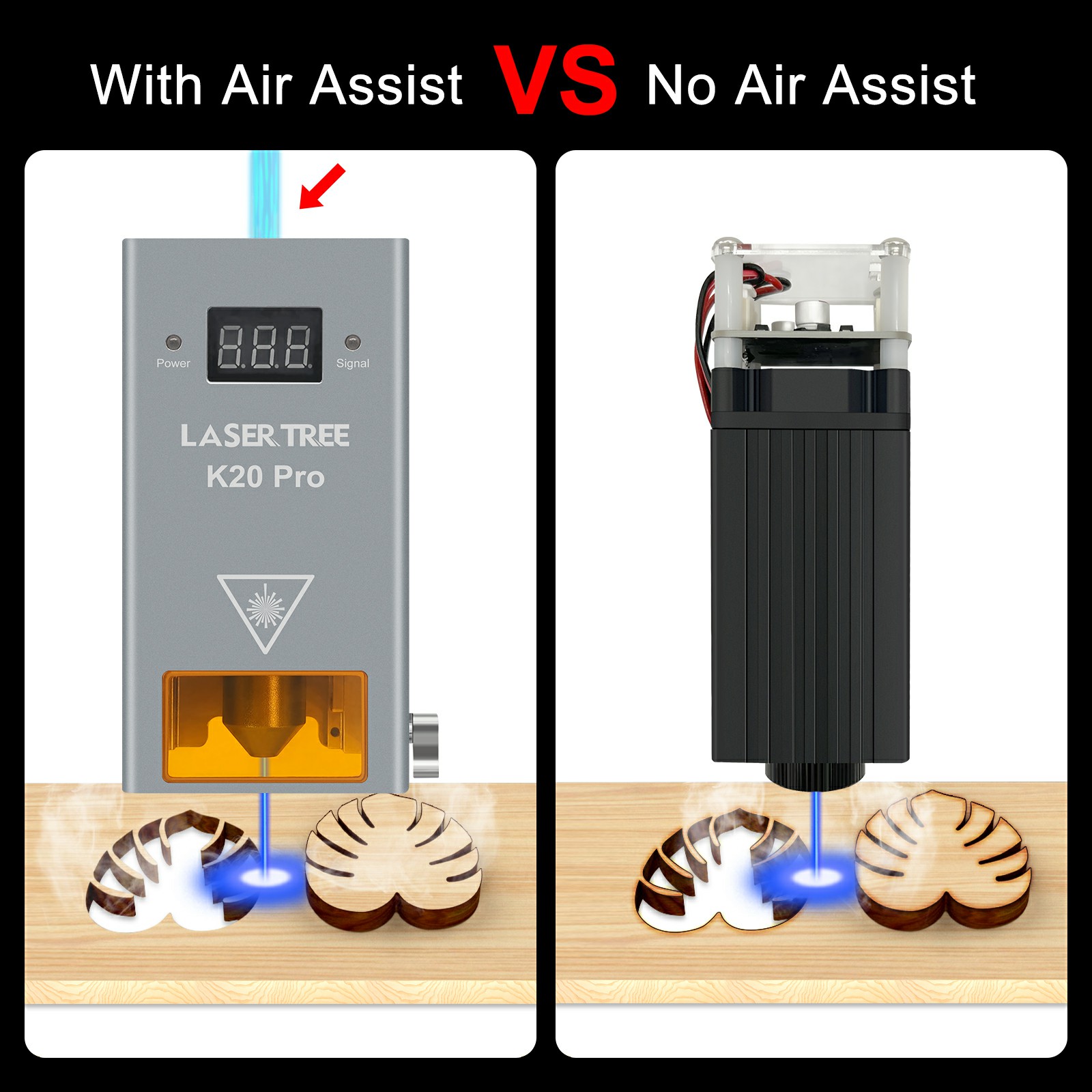 LASER TREE K20 20W Optical Pow - огляд і ціна Laser Engraving Software