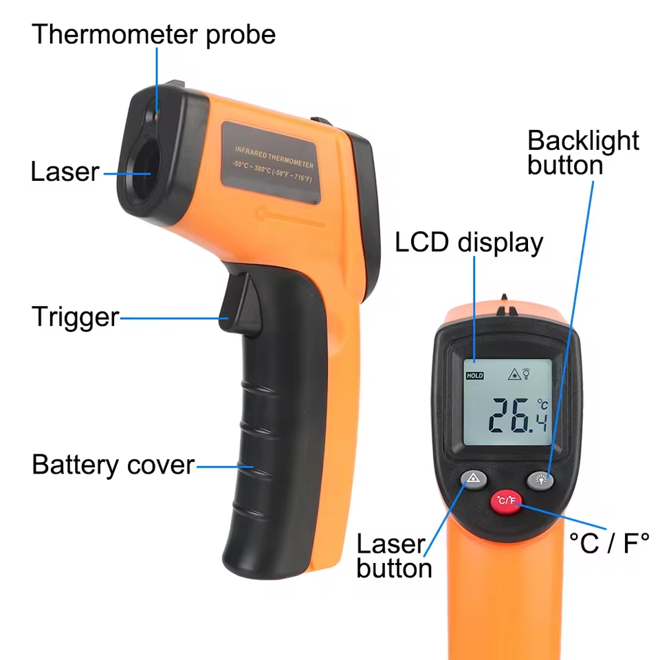 New T600 T600A Digital Infrare - огляд і ціна Industrial Laser Blaster