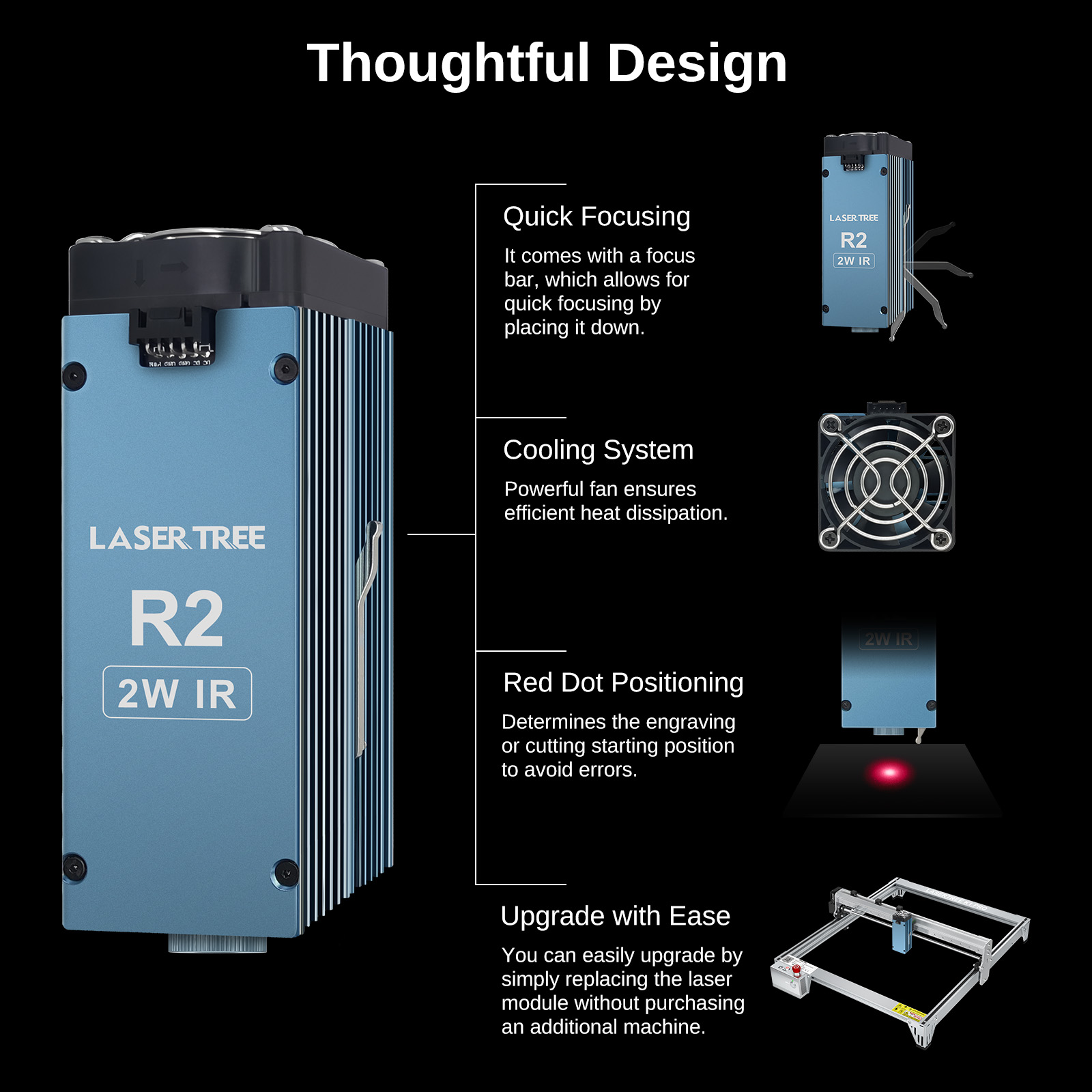LASER TREE R2 2W 1064nm Infrar - огляд і ціна Laser Engraving Software