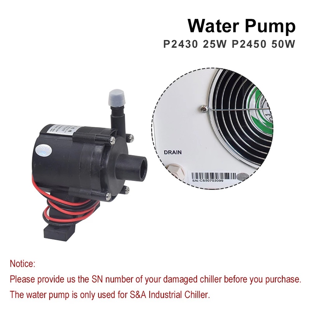 TEYU S&A Water Pump 25W 50W P2 - огляд і ціна Industrial Laser Cutting Machines